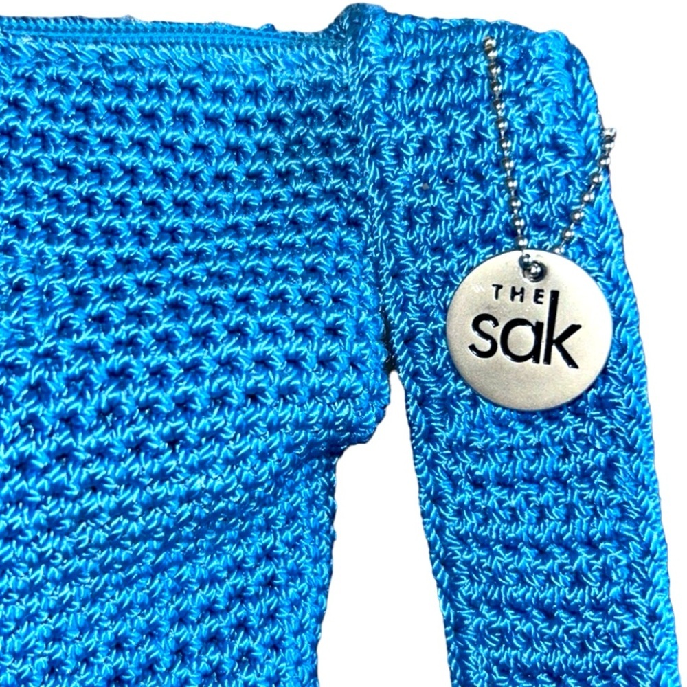 The Sak Original Everyday Tote Single Strap Shoulder Bag Turquoise Blue - Picture 3 of 9